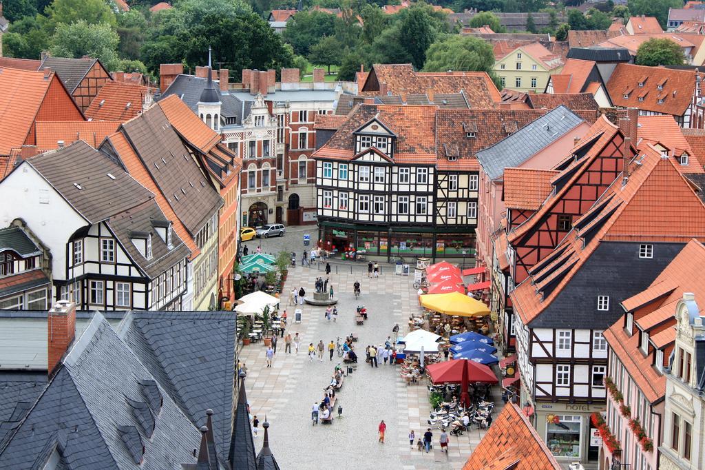 Ferienwohnung Grüne Insel Quedlinburg Exterior foto